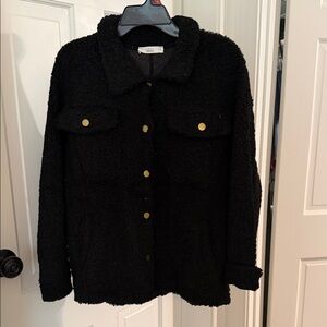 TALULAH Black Teddy Jacket